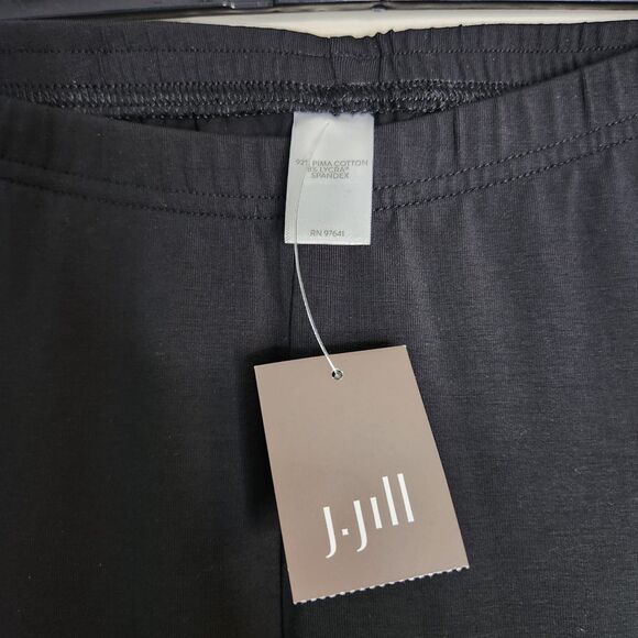 J. Jill NWT Pima Ankle Knit Leggings Elastic Waist Pants XL Stretch Comfort - Picture 6 of 7